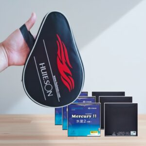 Home kit tênis de mesa huieson + borrachas yinhe mercury ii – edição promocional novembro